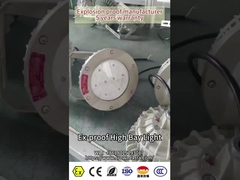 Lâmpada de baía LED à prova de chama com WF2 ATEX homologada para Div 1 240Watt 180lm/w