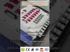 Caixa de distribuição de painéis de controlo ignífugos