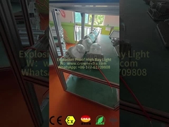 Luminária High Bay à Prova de Explosão com Certificação ATEX - 200W=500W Brilho para Armazéns