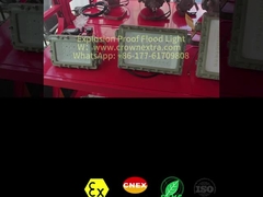 CRI Ra≥80 Holofote LED à prova de explosão para ambientes perigosos de 50-300 Watts