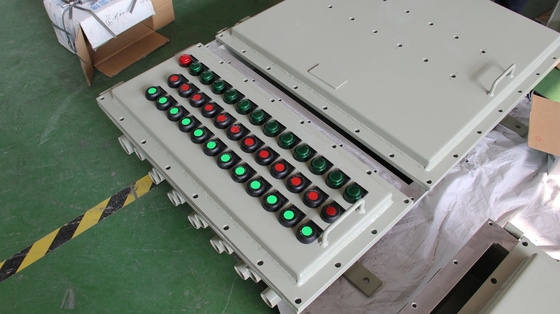 Painéis de controlo à prova de explosão, à prova de chamas, montados na parede, de 2 mm, com nível de protecção IP66 WF2 certificados pela ATEX