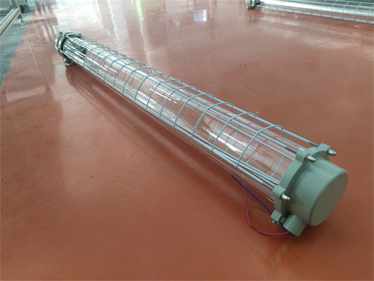 Luminária Fluorescente à Prova de Explosão Marinha para Tubos LED T8 2 pés/4 pés (0,6m/1,2m) Fixação à Prova de Chamas