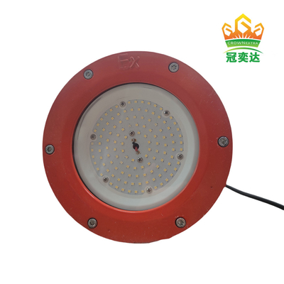 Luminária LED High Bay à Prova de Explosão Certificada Zona 22 de 200W, 20000 Lúmens, para Ambientes Perigosos