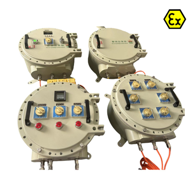 Painel de controlo à prova de explosão de aço inoxidável certificado ATEX CNEX com protecção IP66
