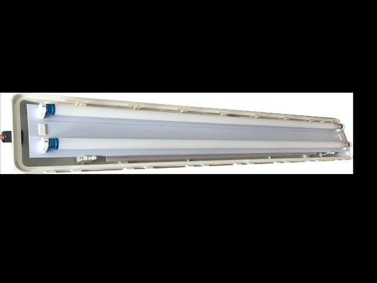 Dispositivo elétrico de iluminação impermeável claro linear do tubo T8 do diodo emissor de luz da prova EX de ATEX 2x18w 2x36w