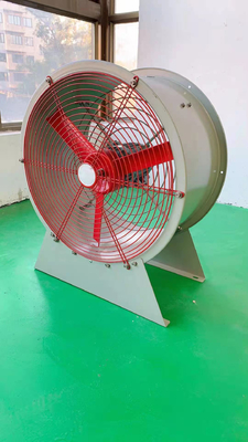 Ventilador axial industrial à prova de explosão 180-1500W IP54 para fluxo de ar elevado 2273-18250 M3/min em zonas perigosas Ex Db IIB