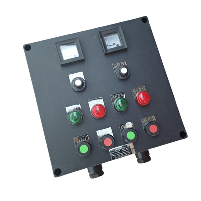 Estação de controlo GRP de 380V ignífugo ignífugo ignífugo CNEX ATEX homologada Entrada de cabo personalizável de plástico integral para a Zona Onshore Offshore1 Zona2