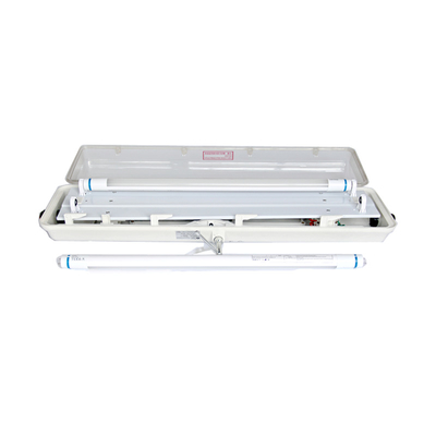 50000 horas de vida útil Tempo de vida útil Luz fluorescente à prova de explosão Ex Mark Ex Db Eb IIC T6 Gb 2*18w/2*36w Para zonas perigosas