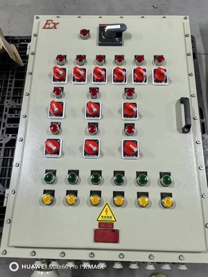 Caixa IP65 de painéis de protecção contra explosões com revestimento em pó acabamento de alumínio ≤ 225A painéis à prova de explosões de tensão