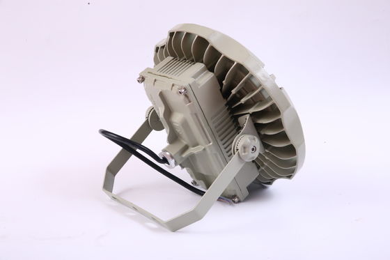 Luminárias LED de alta baía à prova de explosão em alumínio fundido sob pressão, consumo de energia de 120-150W, tensão nominal de 100-277VAC