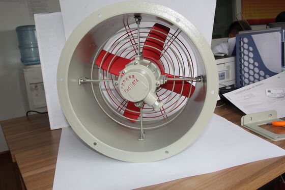 Ventilador de ventilação de fluxo axial de carga pesada ATEX protegido contra explosões para aplicações na indústria química e petrolífera