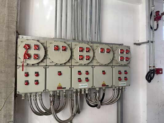 IIB T4 ATEX Distribuição Painéis de controlo à prova de chamas Painéis de controlo à prova de chamas e explosões Caixa de liga de alumínio para uso no petróleo e no gás