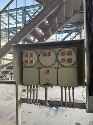 Painéis de controle à prova de explosão com resistência à corrosão IP 65 380V, painel de disjuntores à prova de explosão