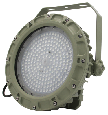 Ex IIC T6 ATEX IECEx IP66 WF2 anti spray de sal à prova de explosão luz alta 50w-240w para plataforma de perfuração offshore