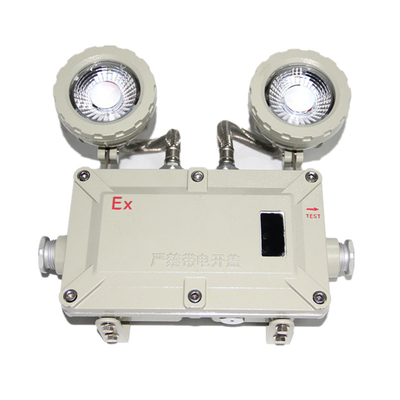 2*5w Double Head Wall Mounted 220VAC 50hz Led Emergency Light Com Certificado ATEX para Área Perigosa