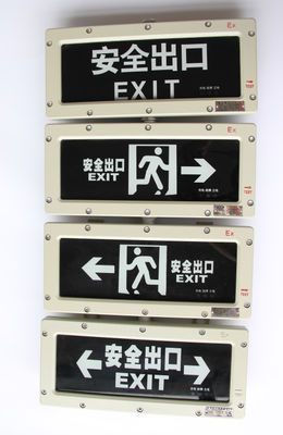 ATEX Padrões personalizáveis Luz de aviso de emergência LED à prova de explosão ATEX IP66 Luz de sinal de saída LED à prova de explosão