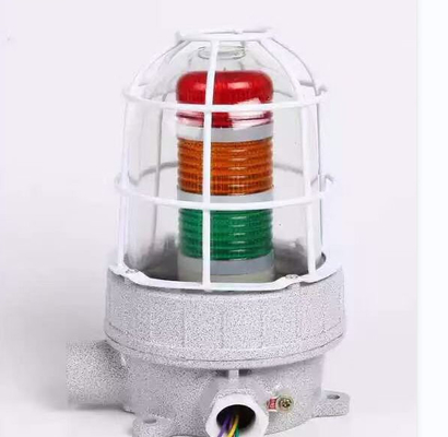 Alarmes auditivos e visuais à prova de explosão de alumínio, com fonte LED, adequados para as zonas 1, 2 e 21,22