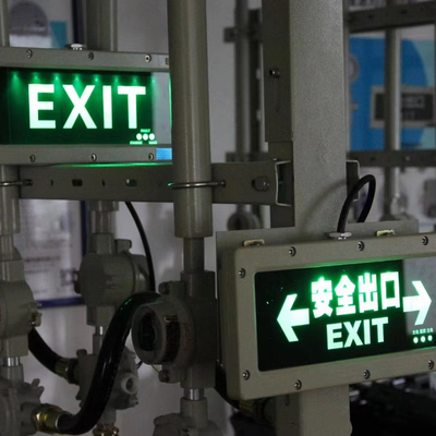 Lâmpadas de saída de emergência à prova de explosão de LED interiores/exteriores com fonte de luz LED