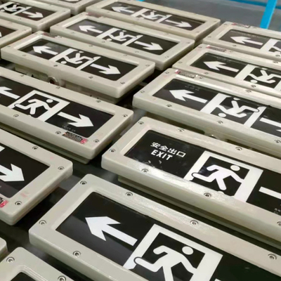 Fabrica Directo LED sinal de saída Luzes de emergência à prova de explosão montadas na parede Pictograma personalizado disponível