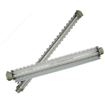 Classe de segurança II Luz fluorescente à prova de explosão 600 mm/1200 mm comprimento resistente à corrosão 1/2/3 tubos cabo
