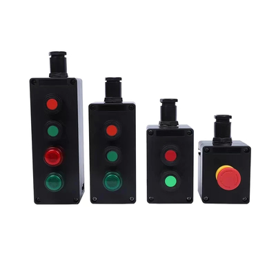 Interruptor à prova de explosão de dois polos montado na superfície, com nível de protecção IP65 e classificação Ex Db IIC T6 Gb