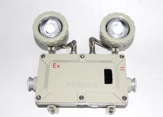 Explosion-proof emergency light, double head safety exit indicator light, LED IP66 220v 50hz wall mount bracket