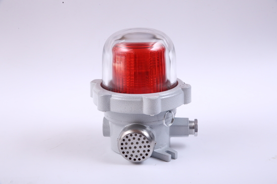Resistência a fortes impactos 220VAC 50HZ 120-180db Luzes de alarme à prova de explosão para ambiente de gases explosivos IIA IIB IIC