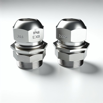 Glándula de cabo à prova de fogo de armadura de fio único com alcance de fixação de 6-12 mm