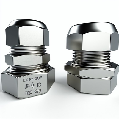 Glándula de cabo à prova de fogo de armadura de fio único com alcance de fixação de 6-12 mm