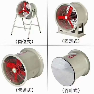 BAF IP54 Ventilador de escape à prova de explosão 2000-9500m3/h Com ferro de liga de alumínio