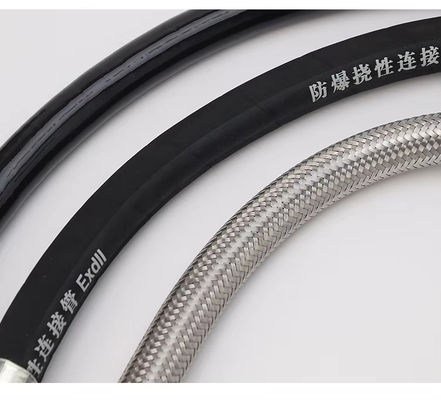 Protegido da poeira e da água IP65 Aço inoxidável durável feito de 1/2 "Lança flexível à prova de explosão para desempenho duradouro