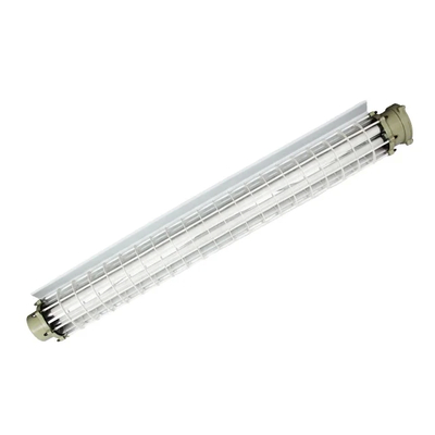 Instalações de fixação expostas de aço inoxidável 1200mm 50/60Hz Lâmpadas fluorescentes à prova de ex L700*W700*H90 Para gasodutos