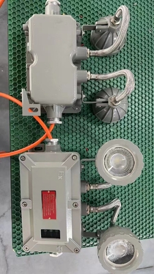 ATEX Luz de emergência à prova de fogo com LED para instalação em parede interior / exterior