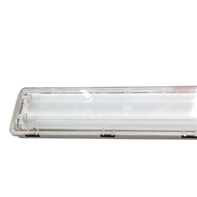 Material GRP de alta resistência 1200mm 2*18w luz fluorescente à prova de explosão para Indústria Química