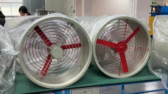 Industrial 1450r/m Proof Explosion Exhaust 300mm diâmetro ventilador Ventilação segura e de alto desempenho para áreas perigosas