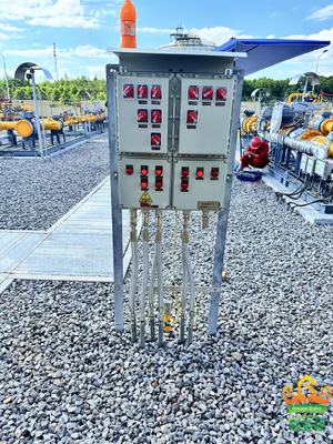 Painel de controlo à prova de explosão com certificação ATEX CNEX para estaleiros de refino de produtos químicos