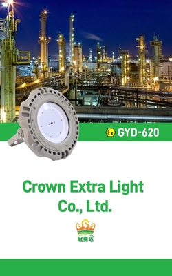 Instalação de iluminação à prova de explosão LED ATEX CE RoHS para estações de abastecimento de óleo de refinaria