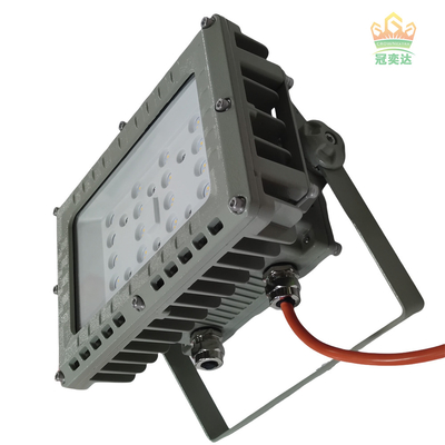 ATEX IECEx RoHS ISO9001 50W Luz de inundação LED à prova de explosão para instalações de resíduos perigosos