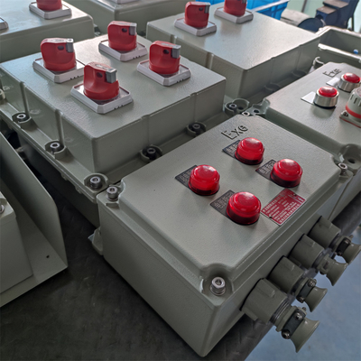 IP66 WF2 Proof Explosion Control Board Enclosure Powder Coated Wall Mount 2 mm