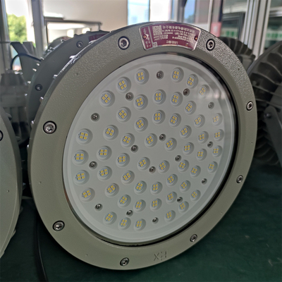 Luminária LED de alta baía à prova de explosão à prova de chamas ATEX Div 1 de 150W – 180lm/w, WF2 para uso marítimo e refinaria