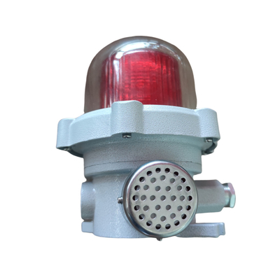 Alerta à prova de explosão, sonora e visual, luzes de alarme de grau industrial ATEX para locais perigosos 120-180DB