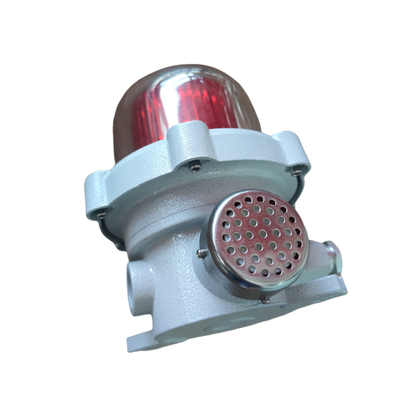 Alerta à prova de explosão, sonora e visual, luzes de alarme de grau industrial ATEX para locais perigosos 120-180DB