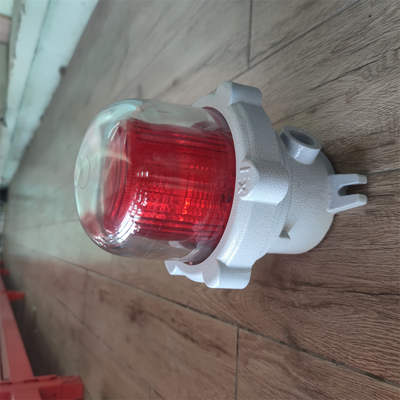 Alarme de som e luz à prova de explosão com montagem no porão com classificação ATEX/EAC IP66 WF2