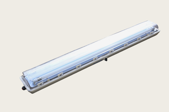Lâmpada de luz fluorescente resistente a explosões ATEX plástico inteiro ((GRP) Lâmpada WF2 IP66 para Div 1 área perigosa 36W