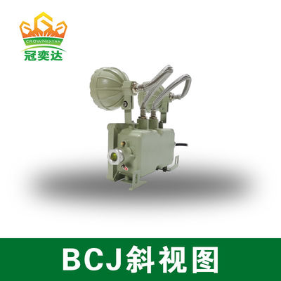 Luz de emergência à prova de chamas para montagem em parede/teto com alumínio de grau marinho e 2*3 Watts