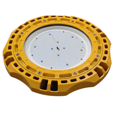 Luminária LED de alta baía à prova de explosão à prova de chamas ATEX Div 1 de 150W – 180lm/w, WF2 para uso marítimo e refinaria