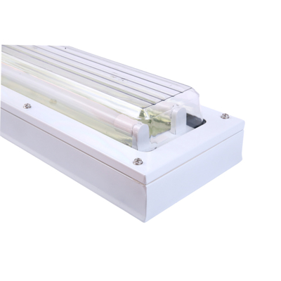 Ex Proof Flameproof LED Linear Luz Fluorescente ATEX com todo o plástico ((GRP) corpo 72watt 100lm/w