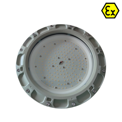 Iluminação LED à prova de explosão ATEX IEC classificada com eficiência energética de 185lm/w IP66 WF2 para a luz industrial da zona 1 Oil GAS
