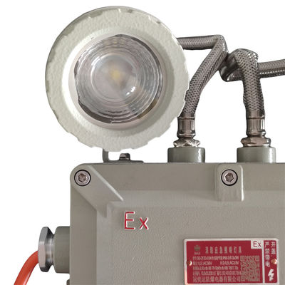 Luz de emergência à prova de explosão e fogo em liga de alumínio à prova de chamas para áreas de armazenamento de combustível de aviação