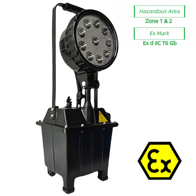 Equipamento à prova de explosão homologado pela ATEX IP65 10X3W Personalizavel